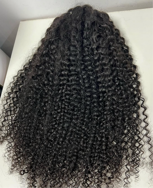 Kinky curly closure wig